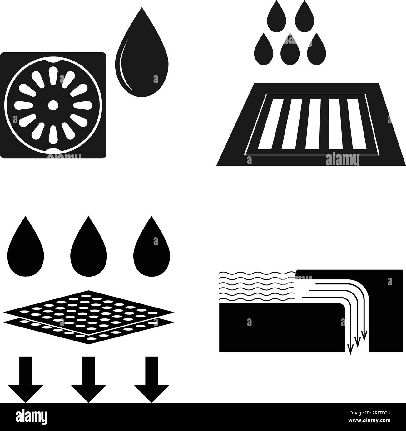 conception d'illustration vectorielle d'icône d'égout Illustration de Vecteur