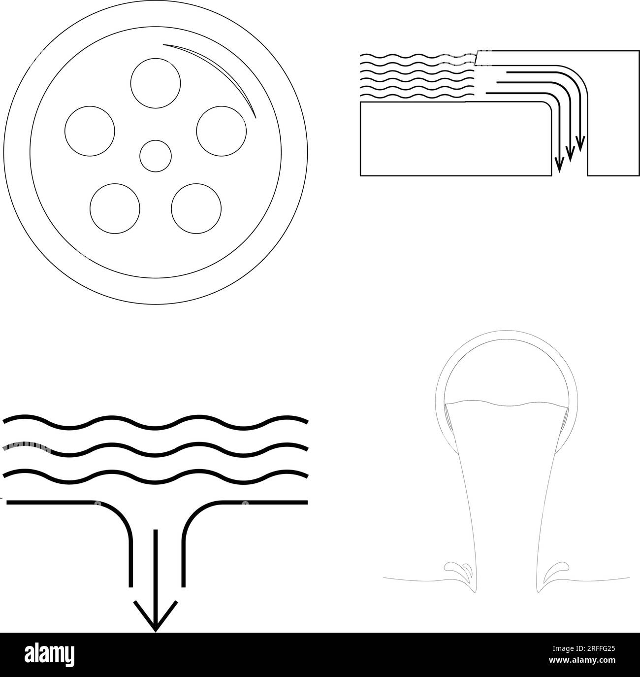 conception d'illustration vectorielle d'icône d'égout Illustration de Vecteur