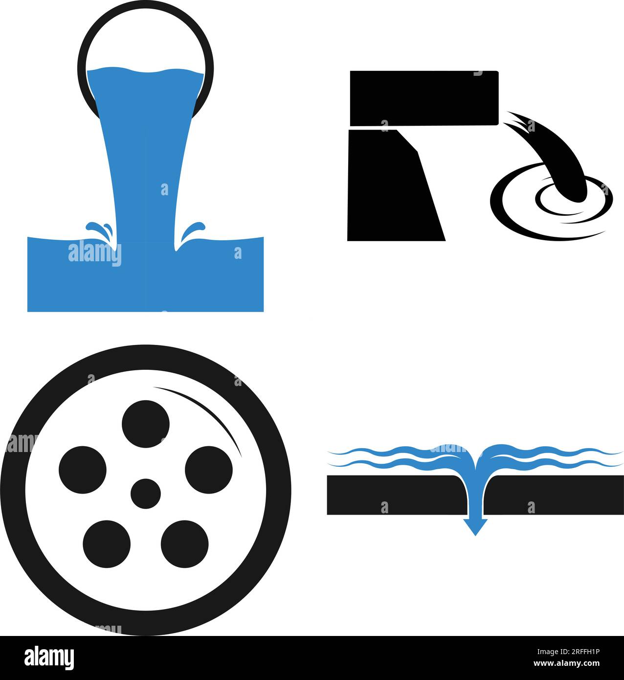 conception d'illustration vectorielle d'icône d'égout Illustration de Vecteur