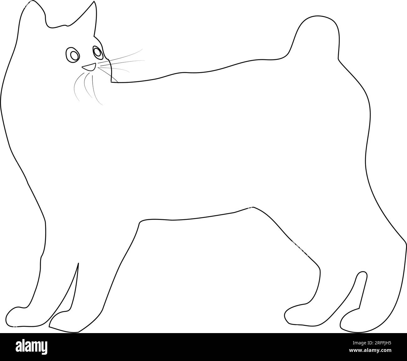 conception d'illustration vectorielle d'icône de chat Illustration de Vecteur