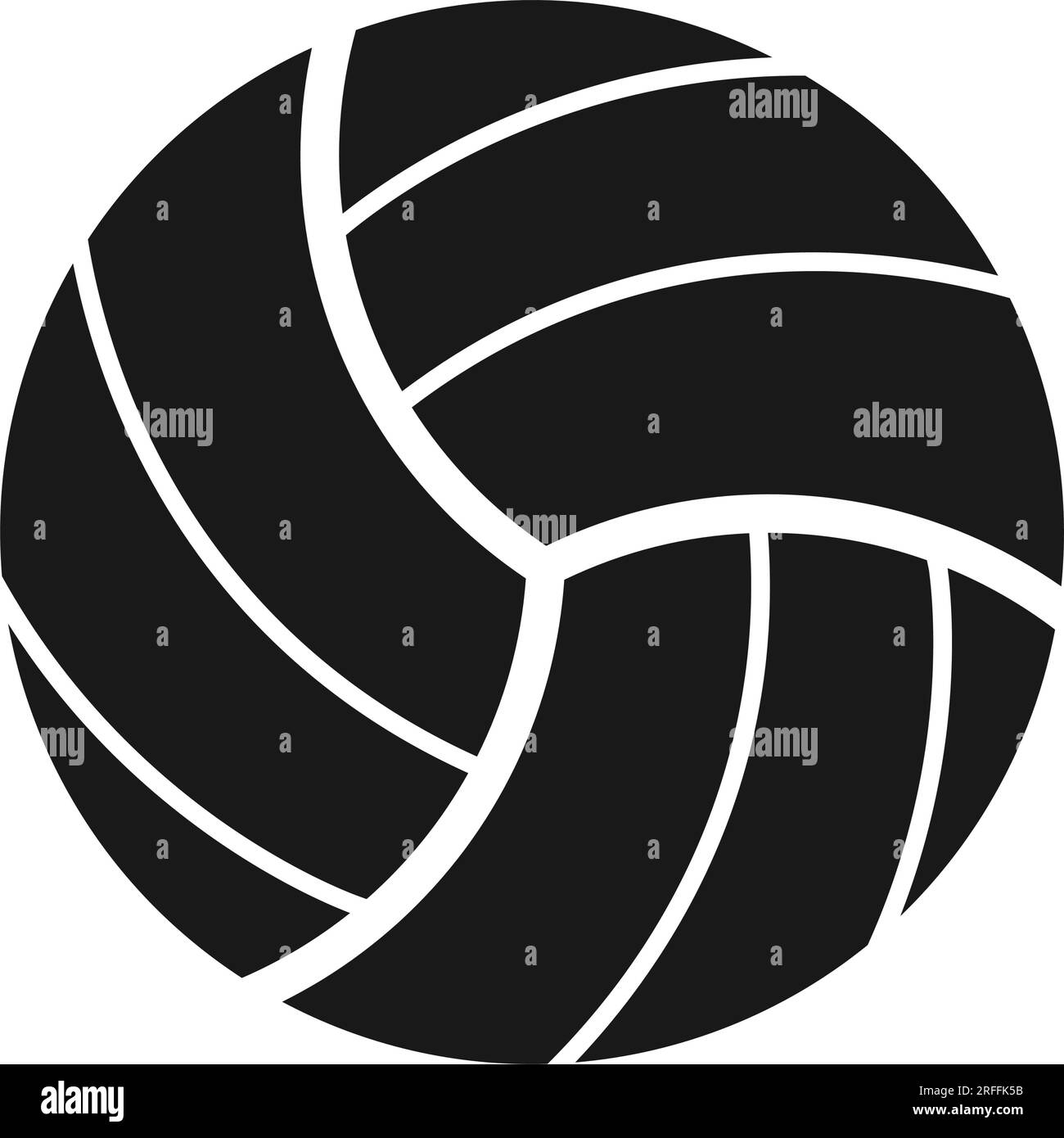 conception d'illustration vectorielle d'icône de volley-ball Illustration de Vecteur