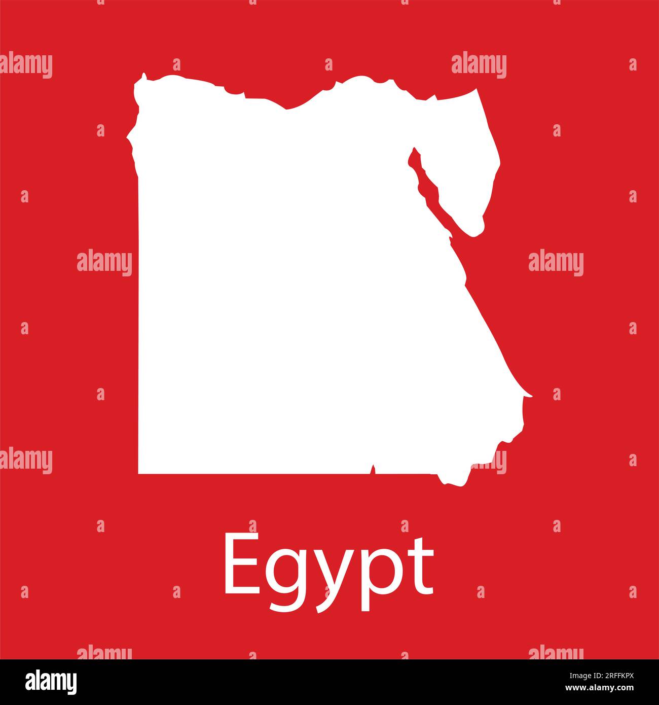 conception d'illustration vectorielle d'icône de carte d'egypte Illustration de Vecteur