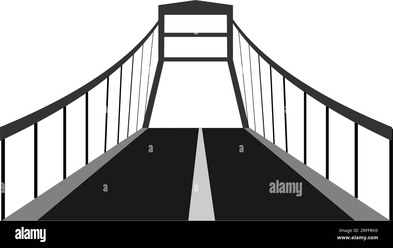 conception d'illustration vectorielle d'icône de pont Illustration de Vecteur