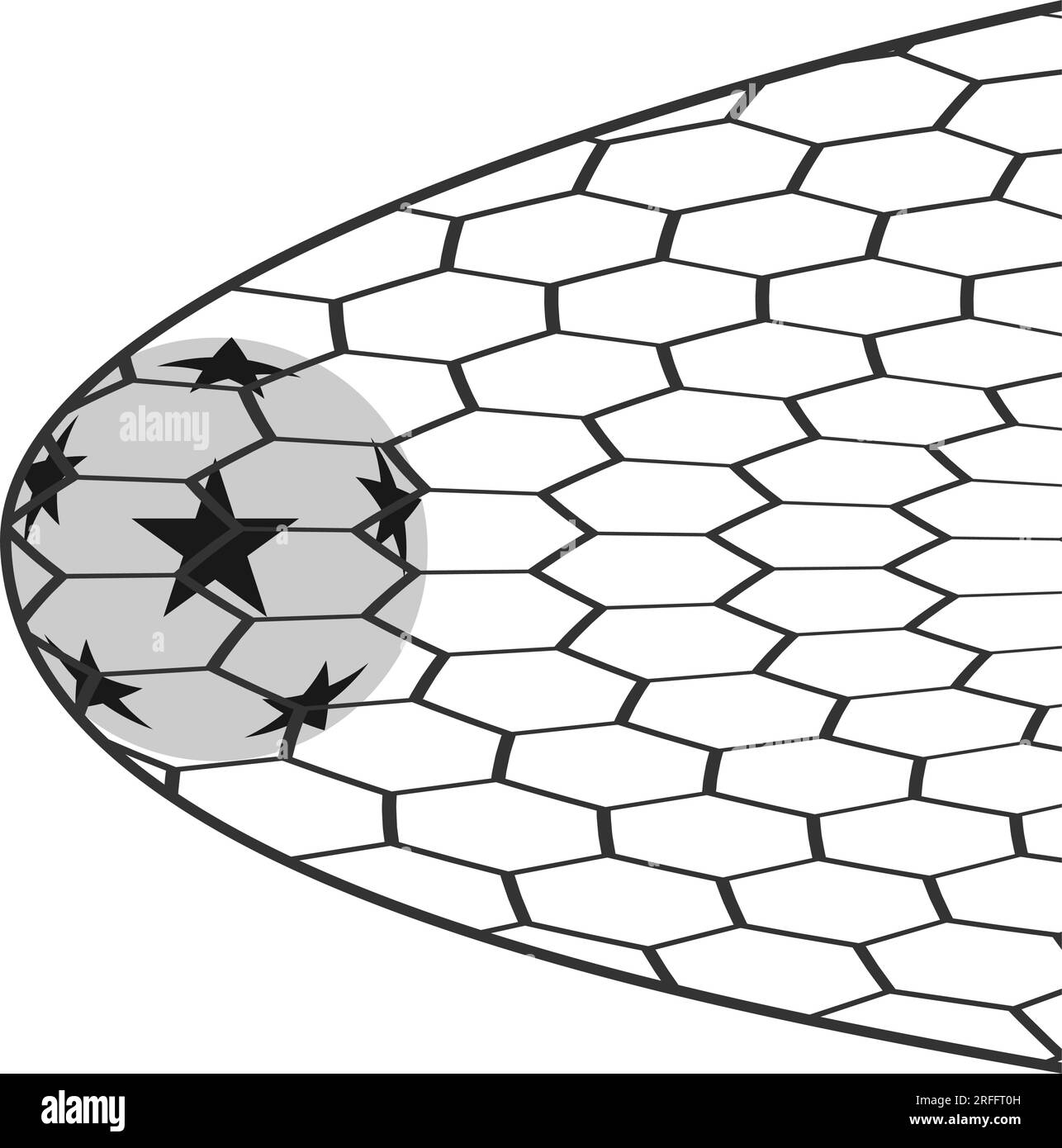 icône de boule dans la conception d'illustration vectorielle de logo net Illustration de Vecteur