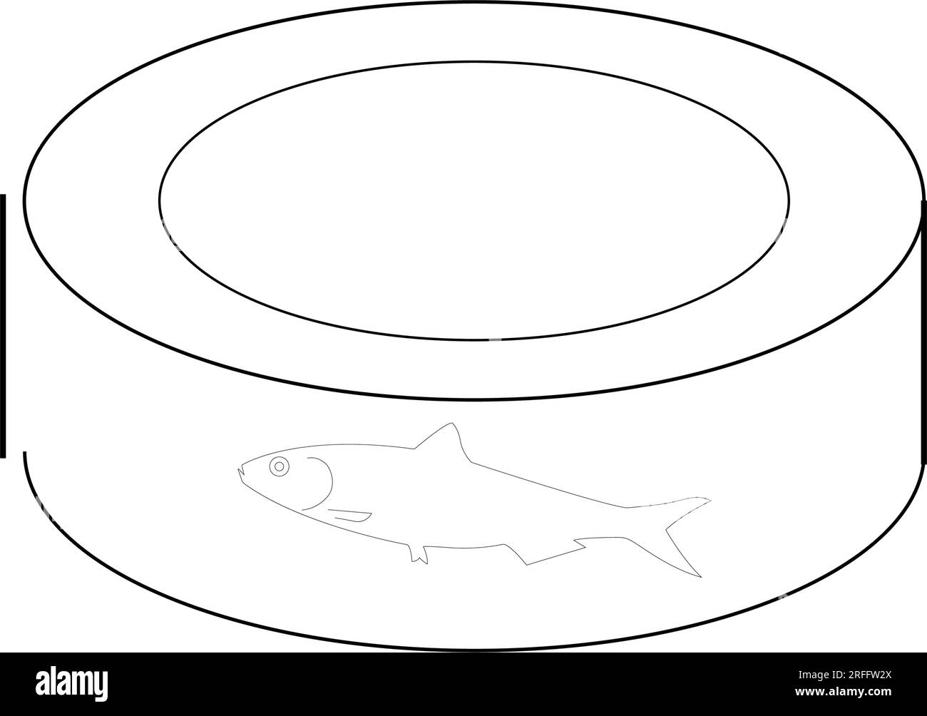 conception de symbole d'illustration vectorielle d'icône de sardine Illustration de Vecteur