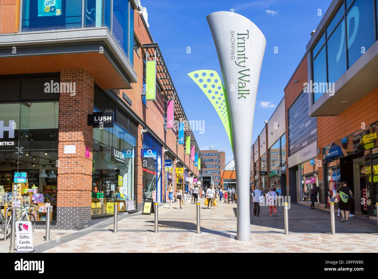 Wakefield Trinity Walk centre commercial Teall Way Wakefield centre ville West Yorkshire Angleterre UK GB Europe Banque D'Images