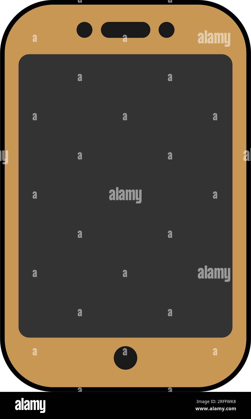 conception d'illustration vectorielle d'icône de téléphone portable Illustration de Vecteur