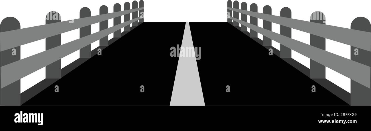 conception d'illustration vectorielle d'icône de pont Illustration de Vecteur