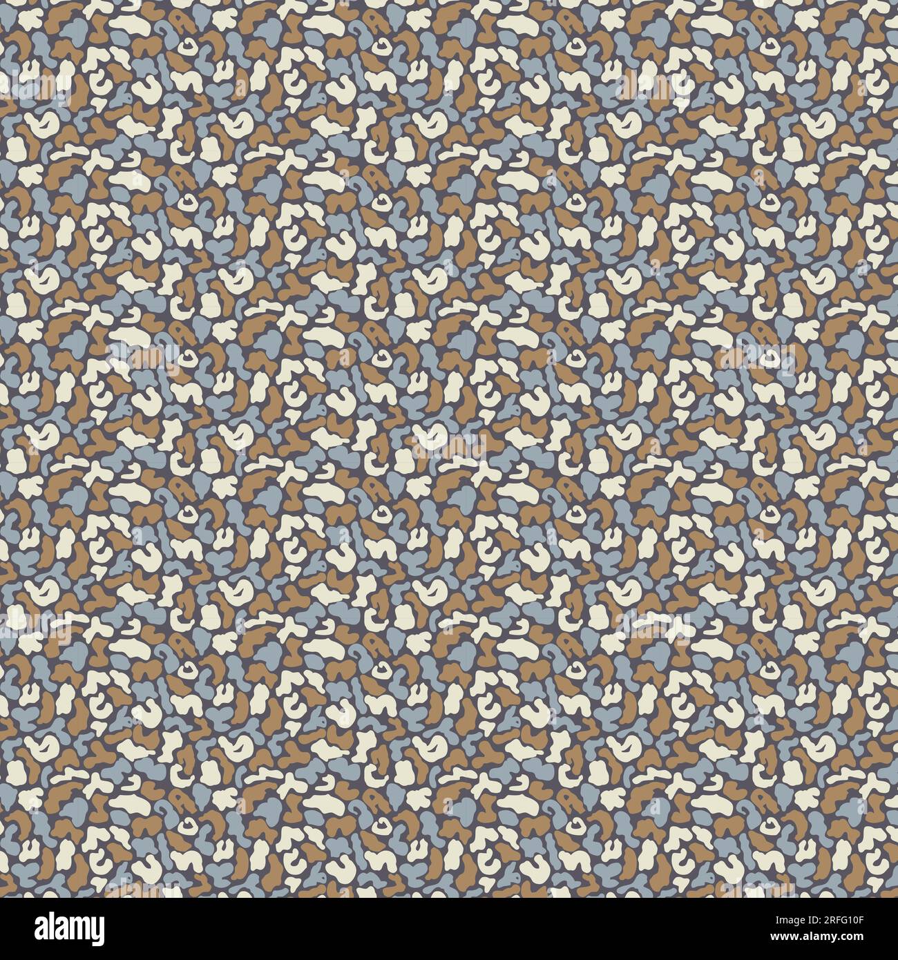 Motif camouflage bleu et marron. Fond de texture terrazzo Illustration de Vecteur