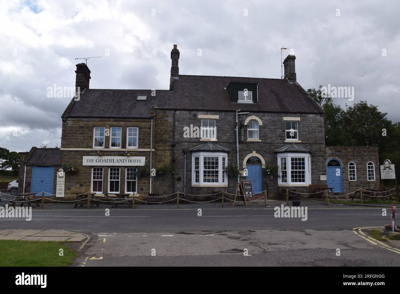 Le Goathland Hotel, Goathland dans le Yorkshire. Banque D'Images