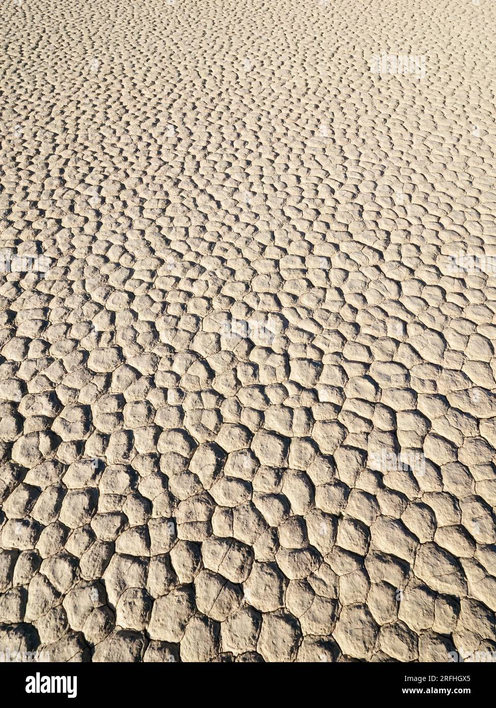 The Racetrack, playa ou lac asséché, dans le parc national de la Vallée de la mort, Californie, États-Unis. Banque D'Images