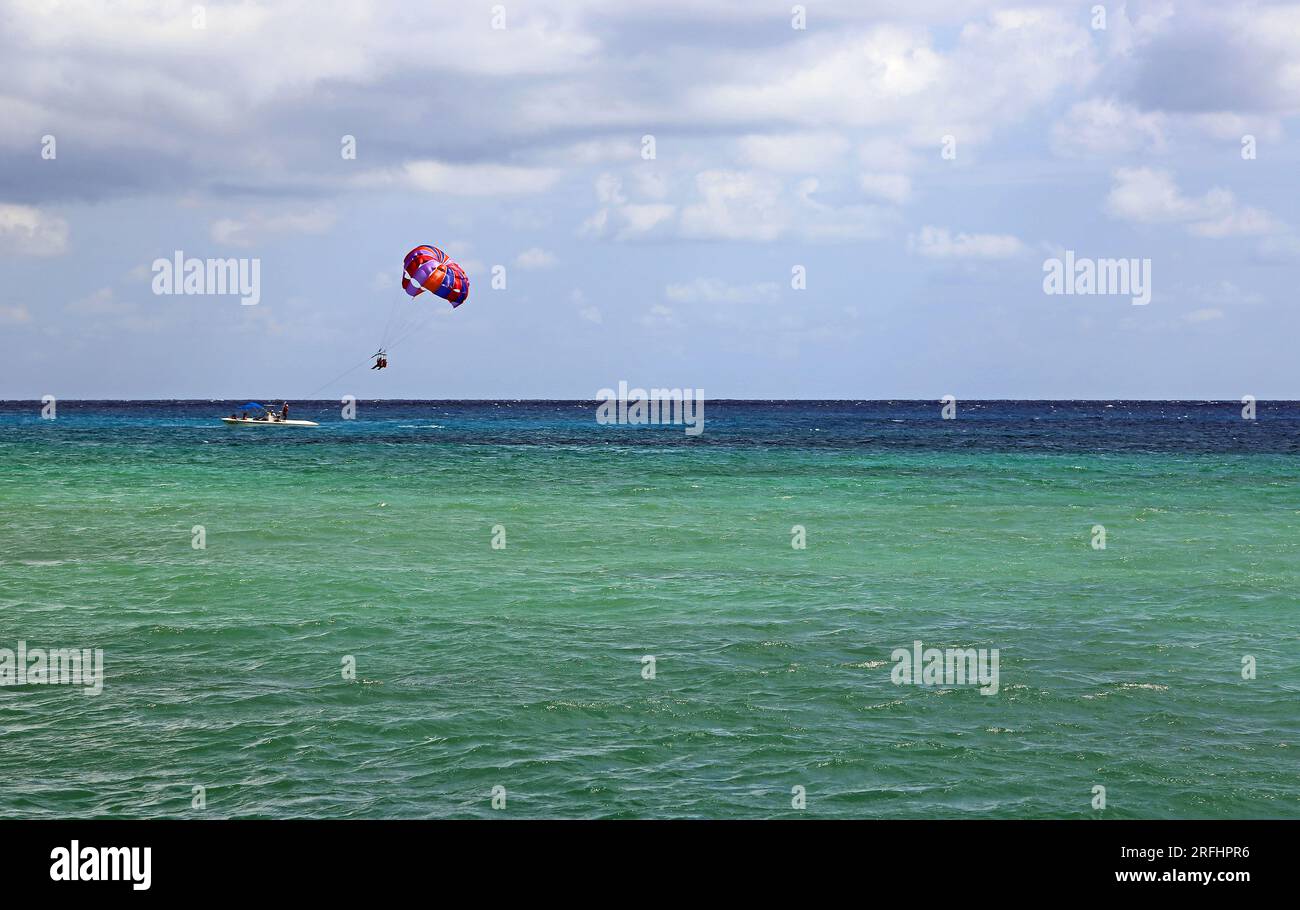 Parachute ascensionnel, Mexique Banque D'Images