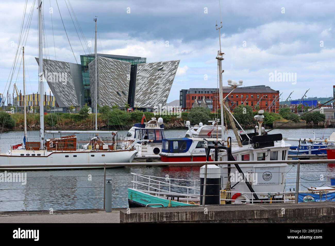 Belfast Titanic Quarter, Irlande du Nord, Royaume-Uni Banque D'Images