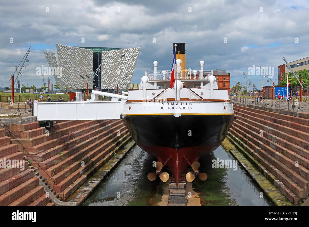Belfast Titanic Quarter, Irlande du Nord, Royaume-Uni Banque D'Images