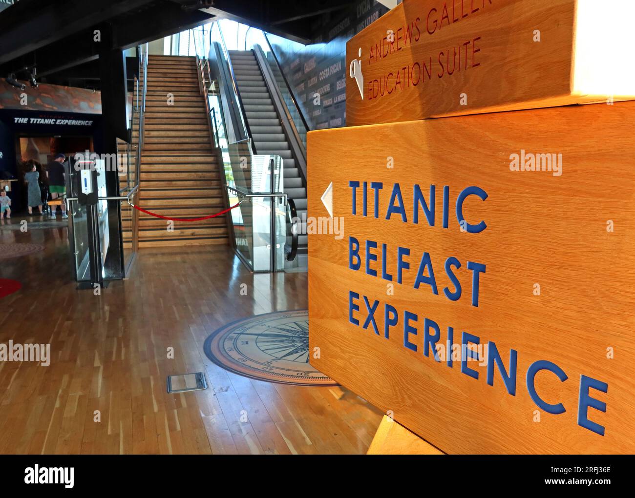 Belfast Titanic Quarter, Irlande du Nord, Royaume-Uni Banque D'Images