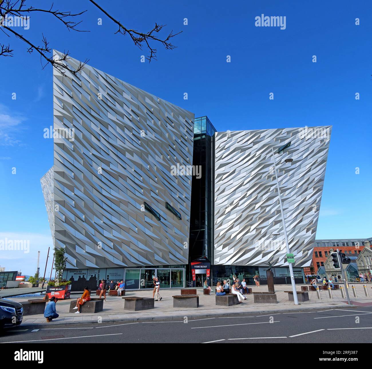 Belfast Titanic Quarter, Irlande du Nord, Royaume-Uni Banque D'Images