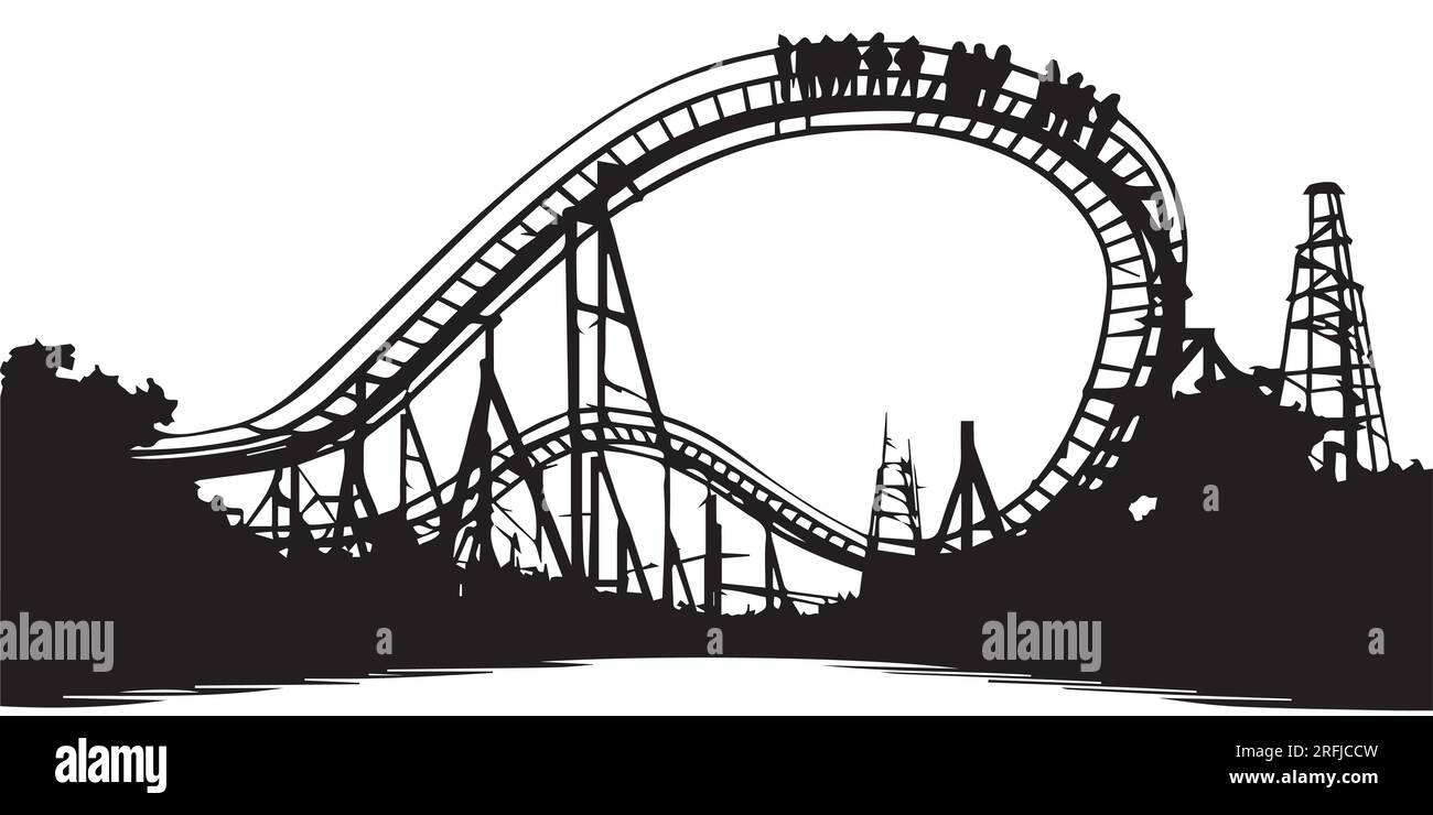 Illustration vectorielle de silhouette de roue de stationnement Illustration de Vecteur