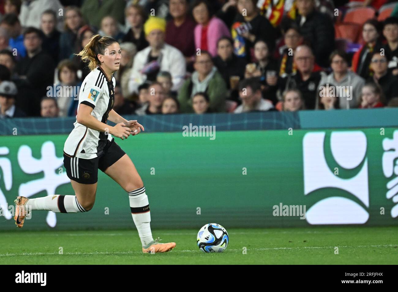 Brisbane, Australie. 03 août 2023. Football, femmes : coupe du monde, Corée du Sud - Allemagne, ronde préliminaire, Groupe H, Journée 3, Lang Park : allemande Chantal Hagel. Crédit : Sebastian Christoph Gollnow/dpa/Alamy Live News Banque D'Images