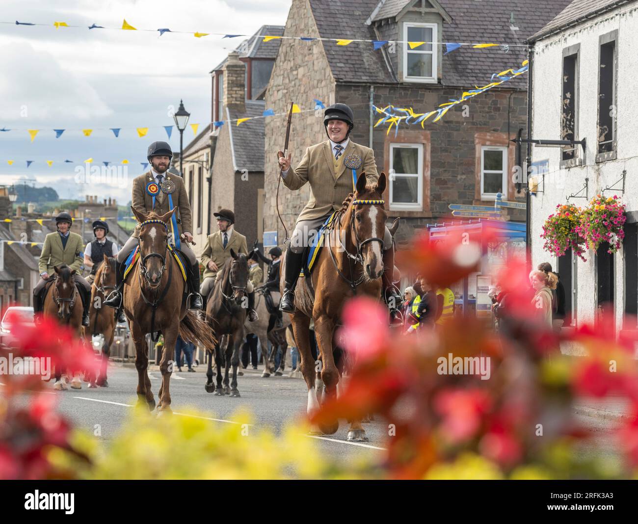 Lauder, Royaume-Uni. 03 août 2023. 3rd août 2023 Lauder Common Riding ...