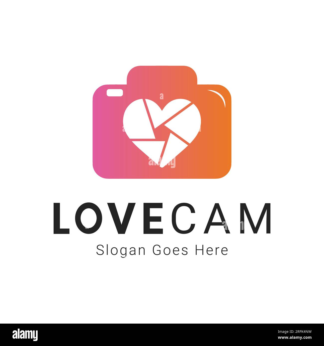 Live Cam Chat logo Design Love Cam logotype Image Vectorielle Stock - Alamy