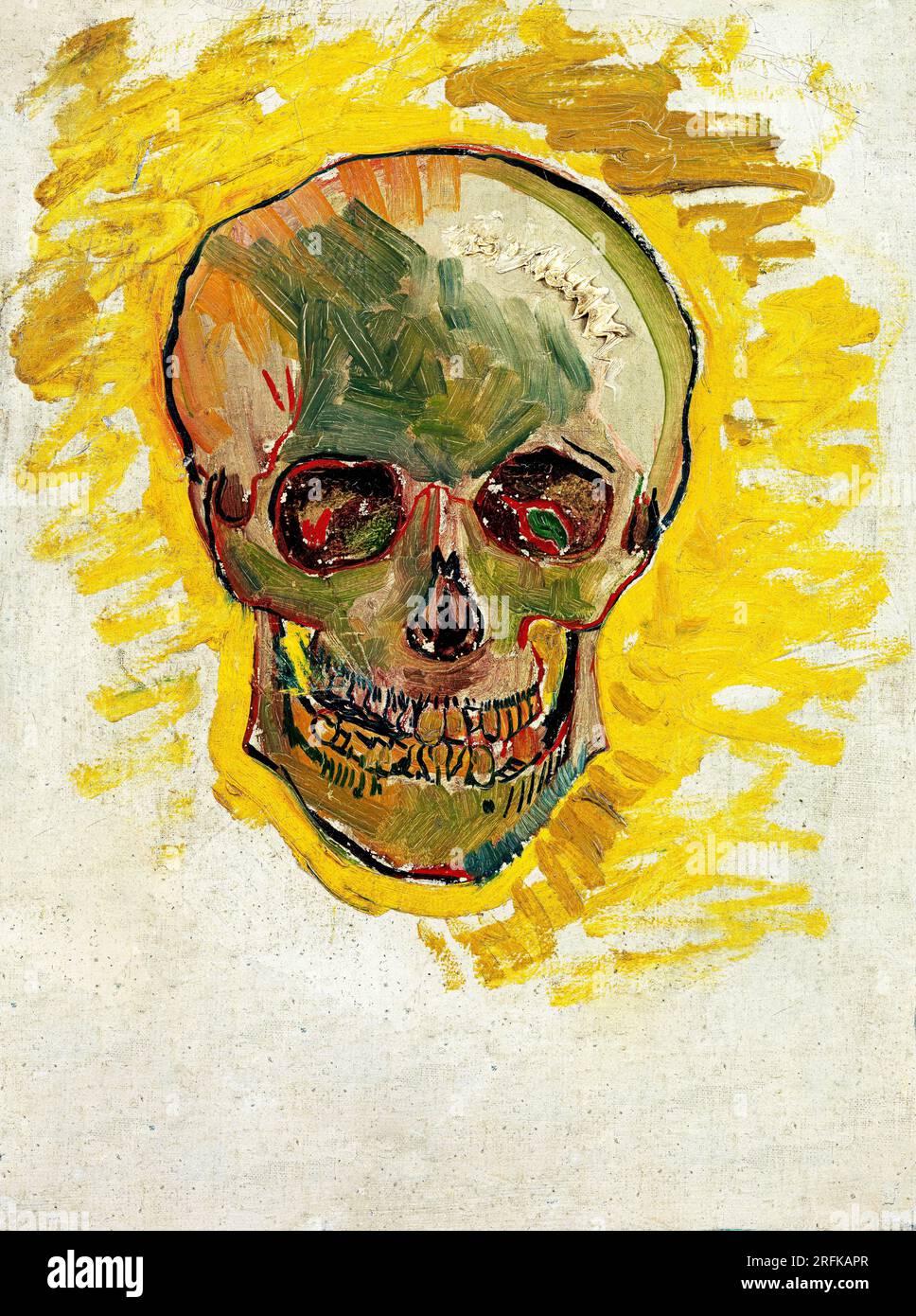 L'expressionnisme crânien de Vincent van Gogh. Banque D'Images