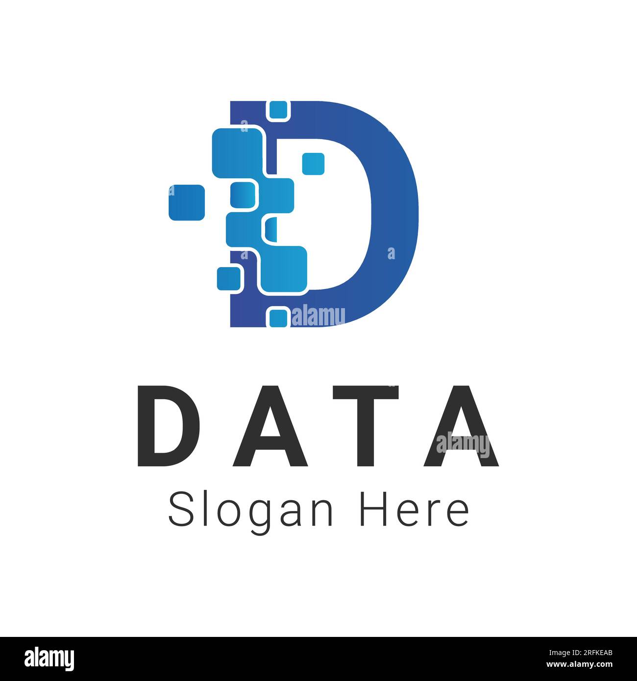 Datotech Logo D tech logo Banque d'images vectorielles - Alamy
