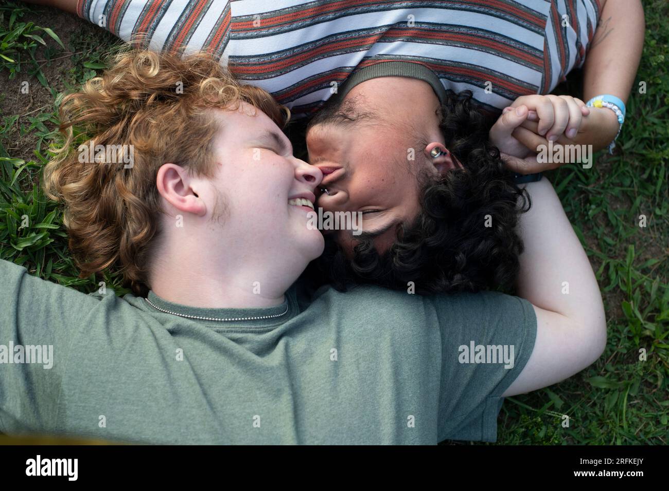 Amateurs de trans sur une randonnée Photo Stock - Alamy