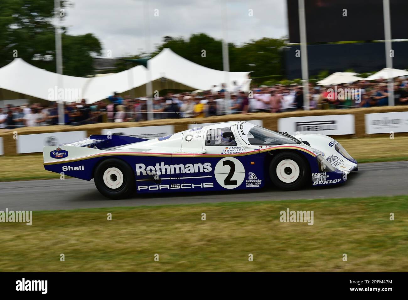 Porsche 962, 75 ans de Porsche, prototypes, 75 ans de Porsche, prototypes, exemples du début 550 Spyder de 1958 jusqu’aux années 963 de 2023 Banque D'Images