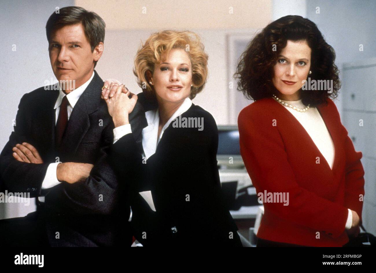 Working Girl année : 1988 Etats-Unis réalisateur : Mike Nichols Harrison Ford, Melanie Griffith, Sigourney Weaver Banque D'Images