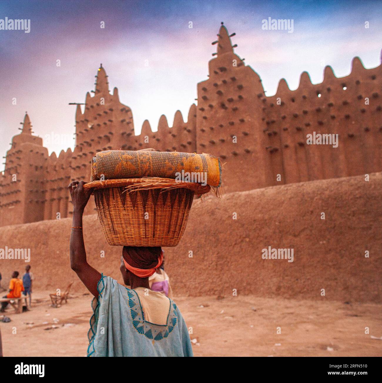 Grande mosquée, Djenne, région de Mopti, Mali, Afrique de l'Ouest. Banque D'Images