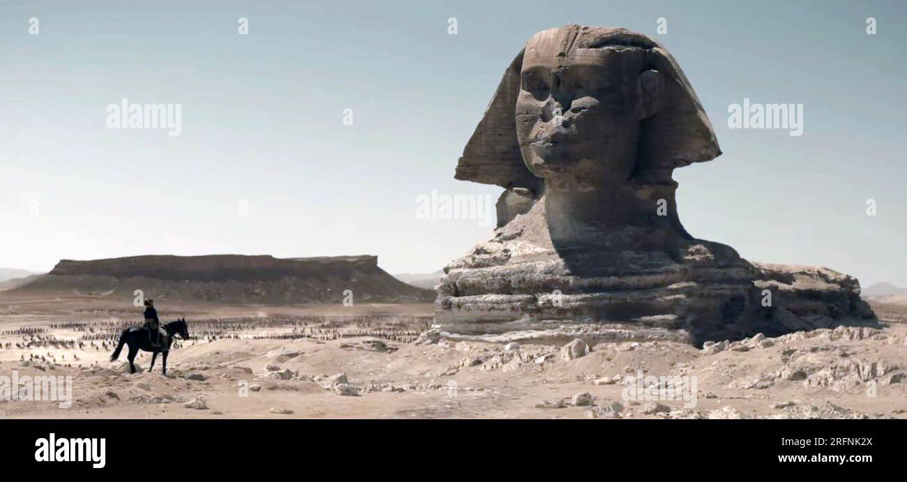 NAPOLEON 2023 Columbia Pictures/Apple TV film avec Joaquin Phoenix. La scène cinématographique qui recrée le tableau de Jean-Léon Gérôme de 1886 Banque D'Images