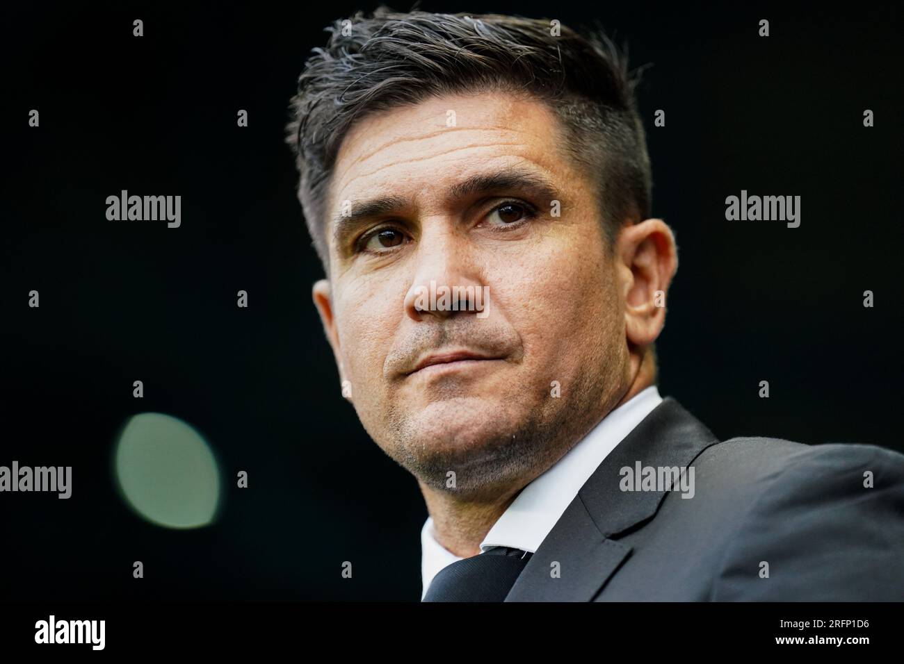 Sheffield, Royaume-Uni. 04 août 2023. Sheffield Wednesday Manager Xisco Munoz lors du Sheffield Wednesday FC vs Southampton FC EFL Championship Match au Hillsborough Stadium, Sheffield, Royaume-Uni le 4 août 2023 Credit : Every second Media/Alamy Live News Banque D'Images