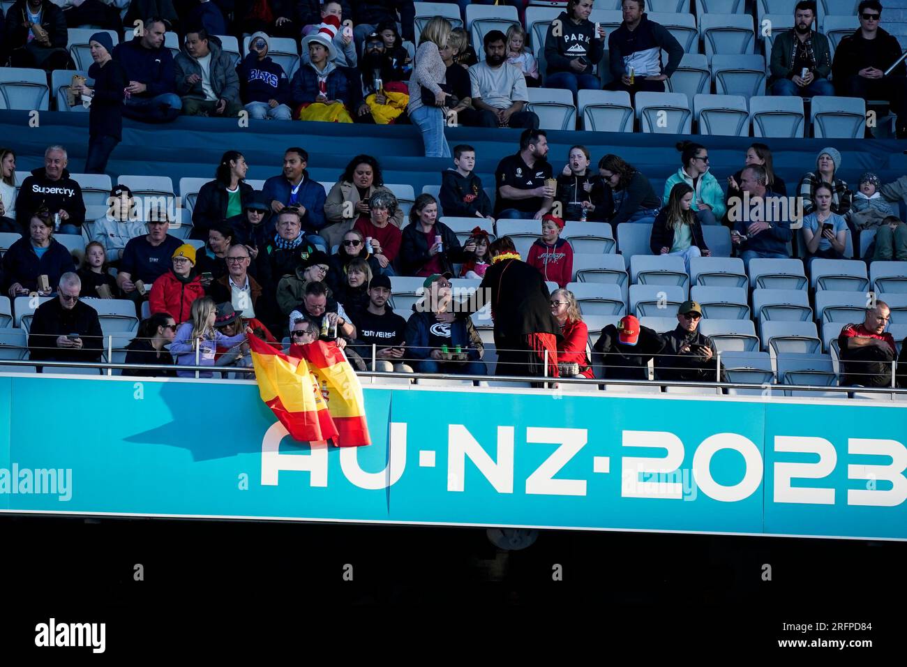 Auckland, Nouvelle-Zélande. 5 août 2023. Coupe du monde féminine de la FIFA 2023 Round of 16 - Suisse vs Espagne. DAT DO/Alamy Live News. Banque D'Images