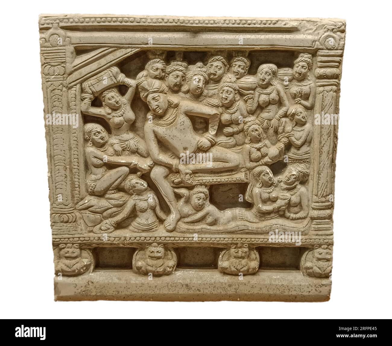 Bodhisattva Maitreya, Ahichatra. 2e siècle AD. Banque D'Images