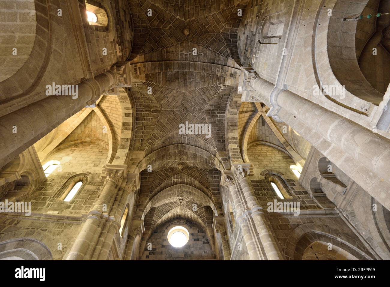 Église de San Giovanni Battista intérieur, Matera, Basilicate, Italie Banque D'Images