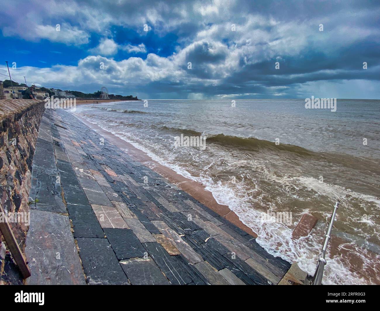 Exmouth front de mer à Devon, Royaume-Uni Banque D'Images