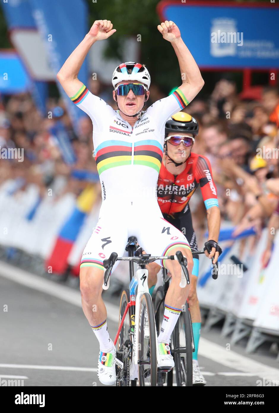 Remco Evenepoel de Soudal Quick Step, vainqueur lors de la course cycliste Clasica San Remco Evenepoel de Soudal Quick Step, vainqueur lors de la course cycliste Clasica San