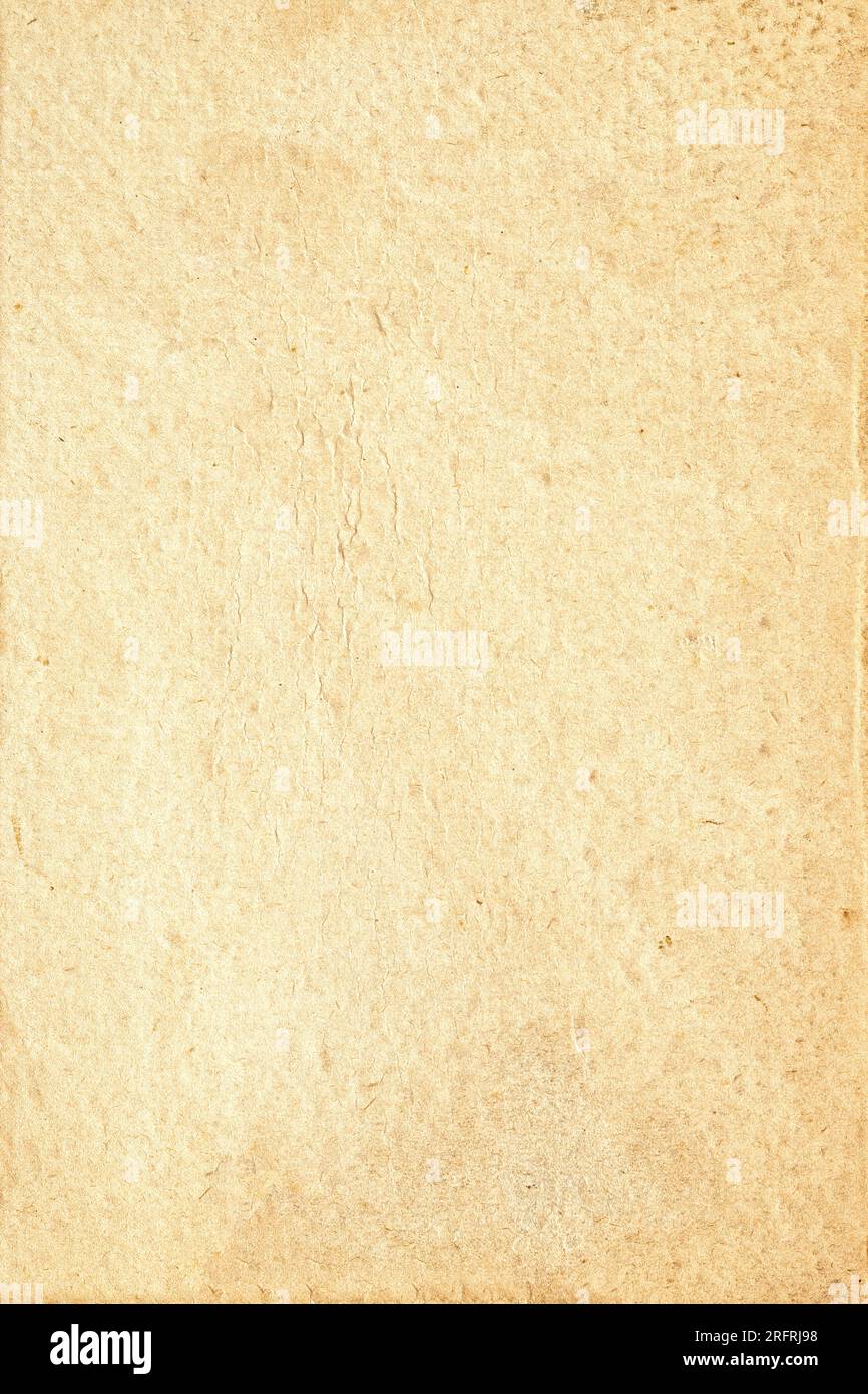 fond de texture de papier antique, page de note jaunie Banque D'Images