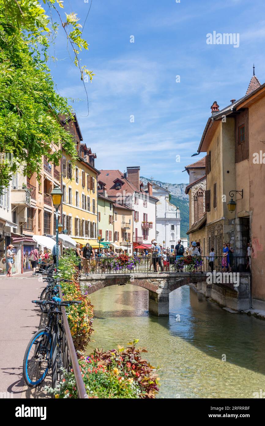 Pont du passage de l'Isle, Vieille ville, Annecy, haute-Savoie, Auvergne-Rhône-Alpes, France Banque D'Images