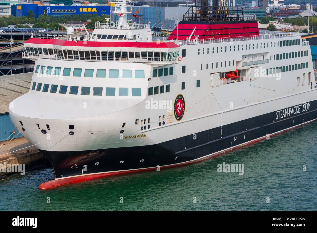 Manxman, Isle of Man Ferry, Southampton, Hampshire, Angleterre, Royaume-Uni Banque D'Images