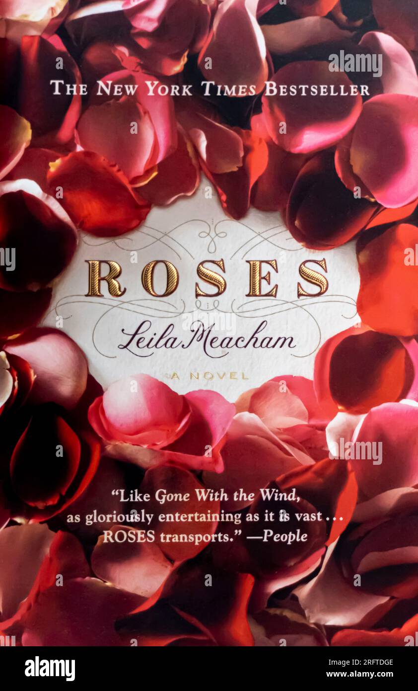 Roses Book par Leila Meacham 2010 Banque D'Images