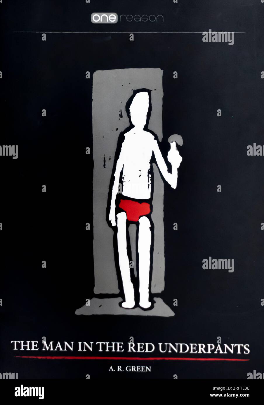 Livre The Man in the Red Underpants par A.R. Green Banque D'Images