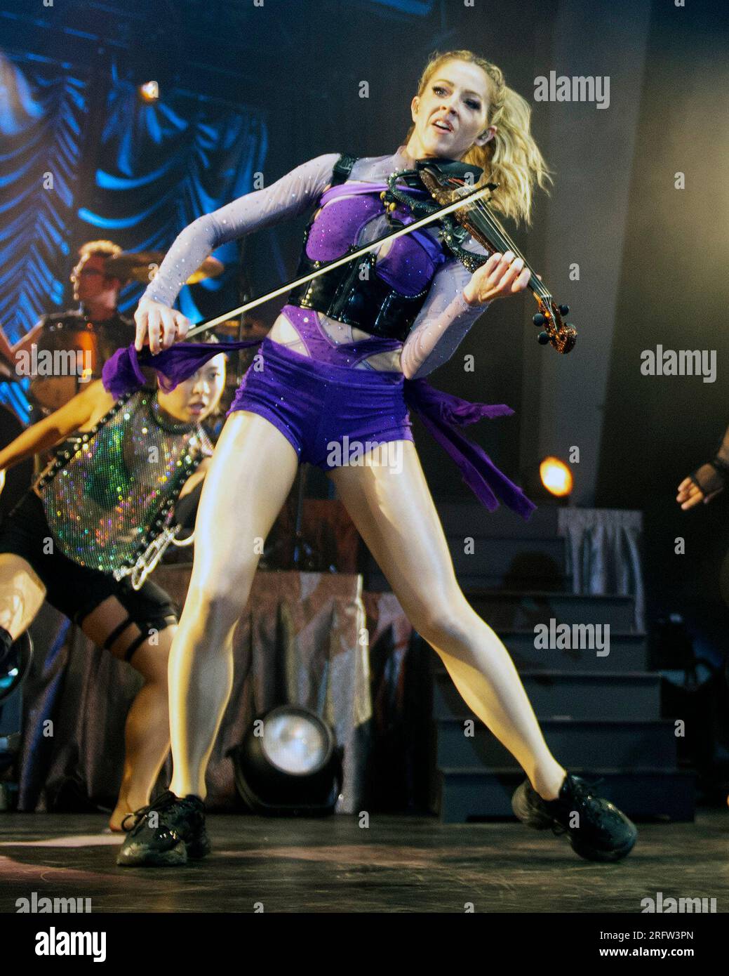 Columbus, Ohio, États-Unis. 5 août 2023. Lindsey Stirling se produit à la Ohio State Fair. Crédit : Brent Clark/Alamy Live News Banque D'Images