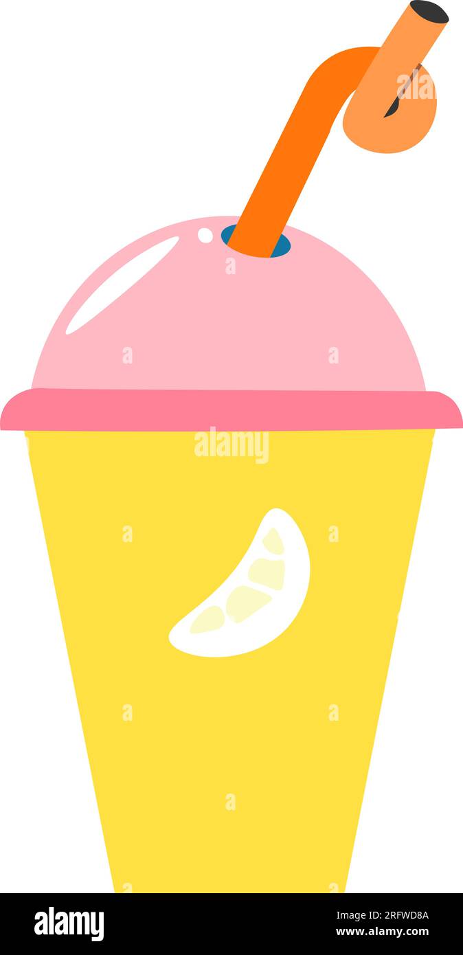 Milk shake, boisson savoureuse délicieuse boisson vecteur Illustration de Vecteur