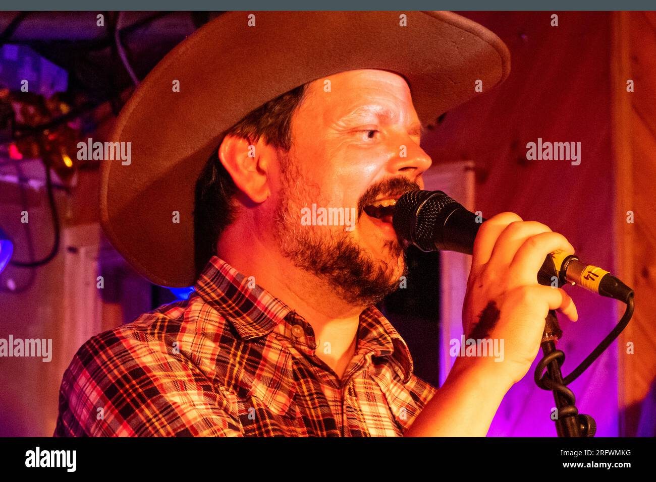 Legends of Country jouant un concert au MOTH Club Hackney London UK Banque D'Images