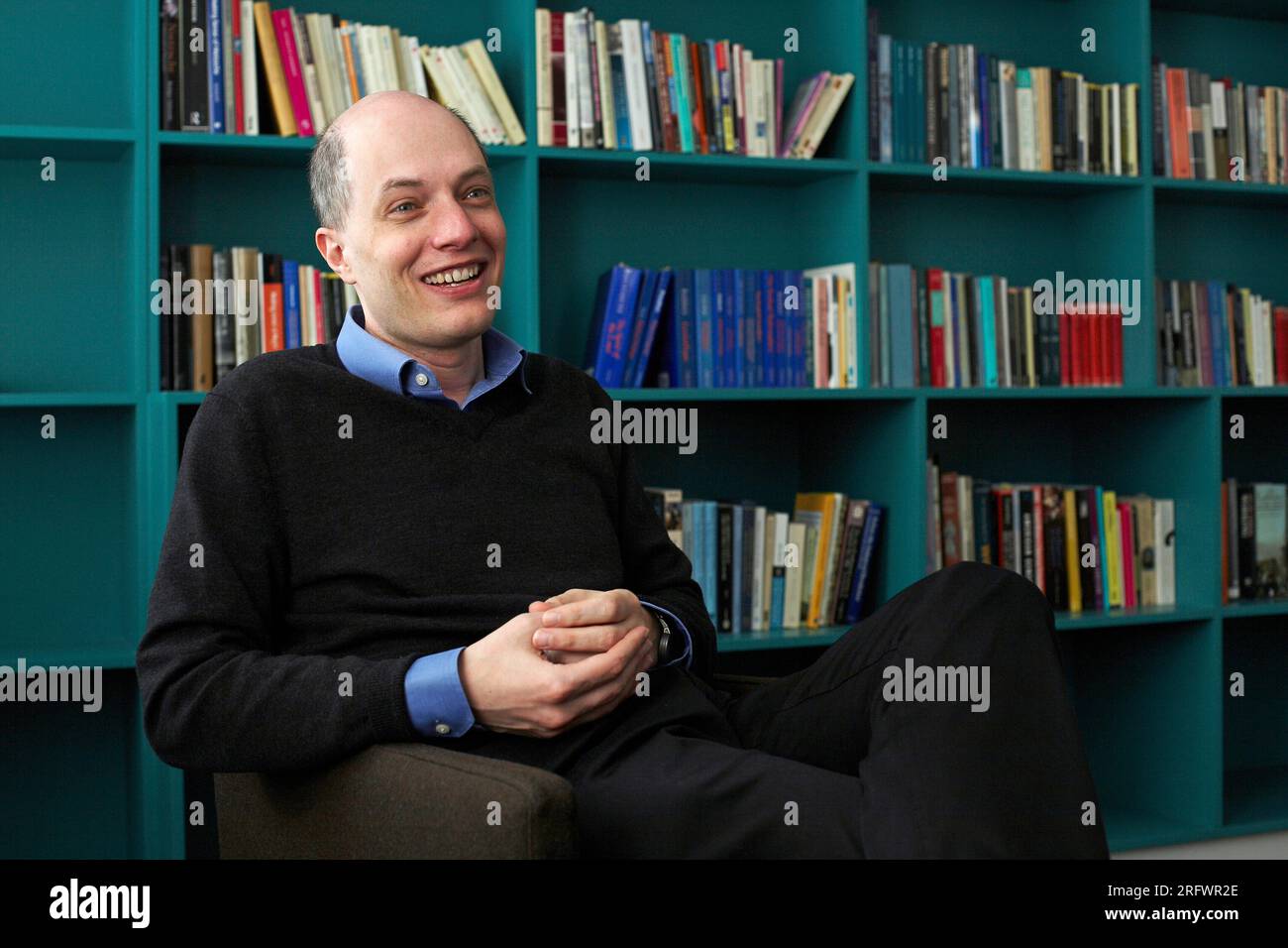 Alain de Botton auteur et philosophe britannique d'origine suisse. Banque D'Images