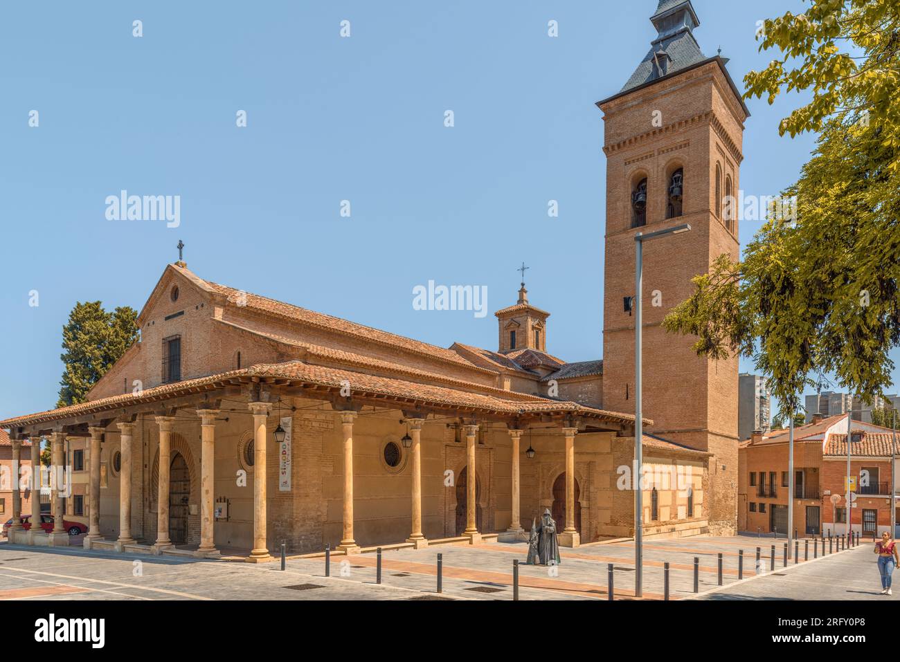 Co-Cathédrale de Santa María, église de la religion catholique chrétienne de Guadalajara, Castilla la Mancha, Espagne, Europe. Banque D'Images