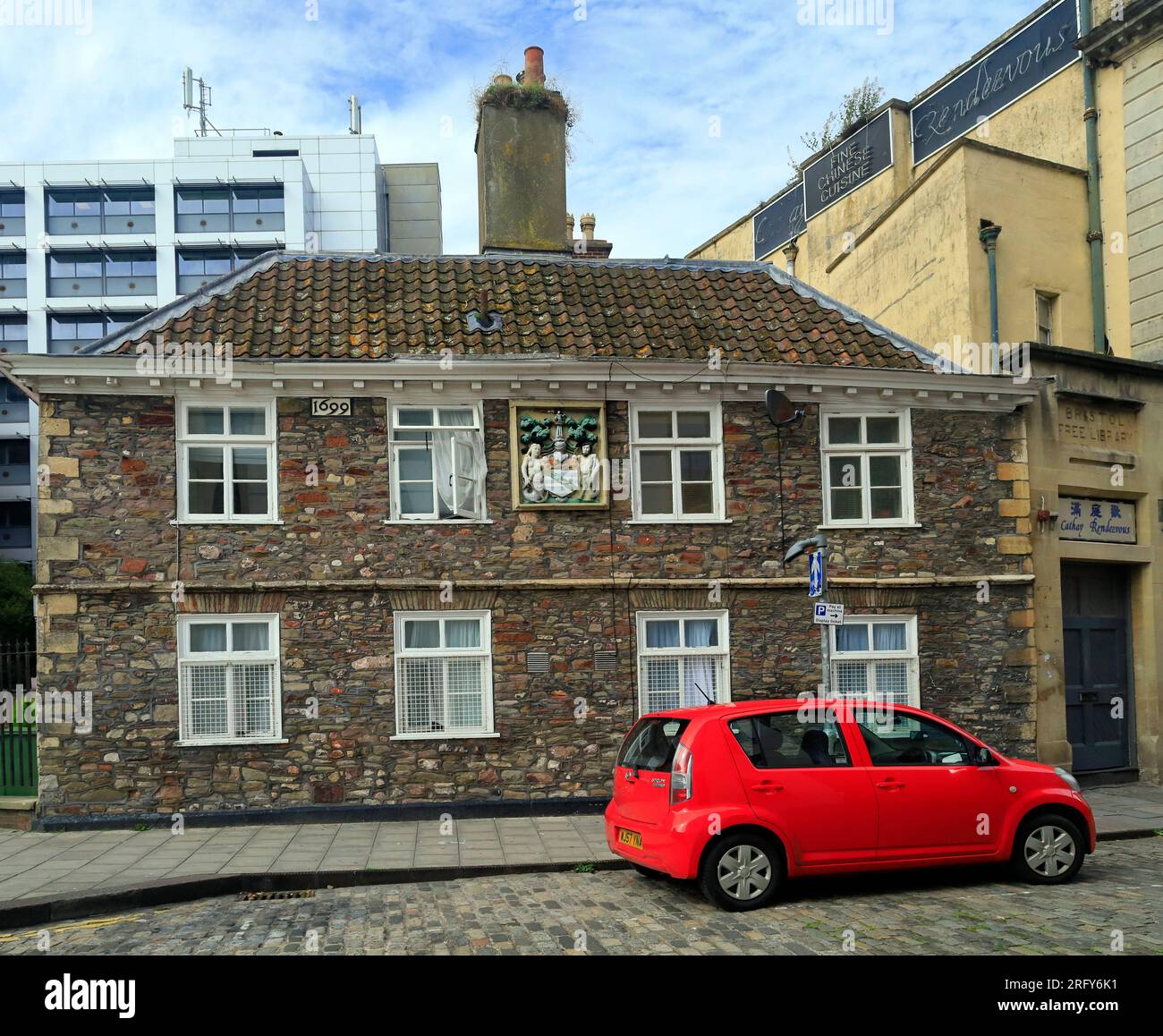 La Maison des aumônes des marchands pour les marins marchands, Bristol. Août 2023. Été Banque D'Images