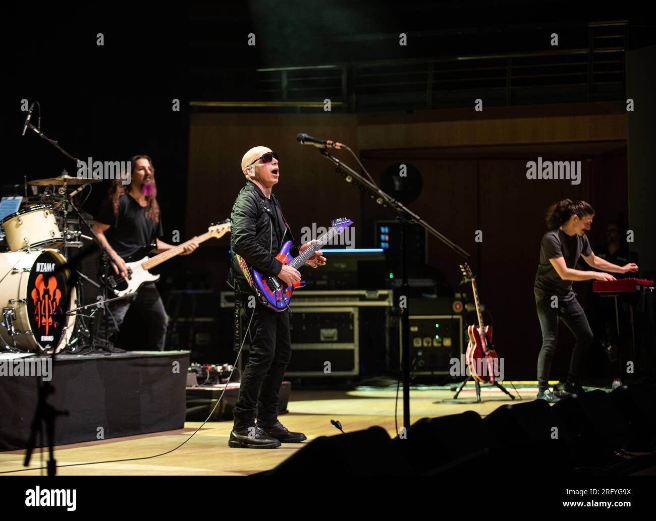 Joe Satriani au Bridgewater Hall Manchester Banque D'Images