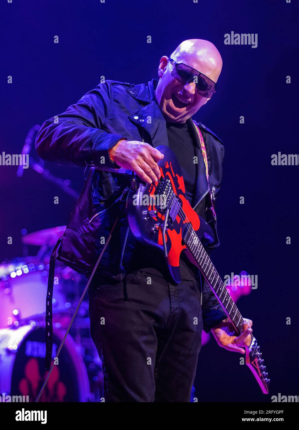 Joe Satriani au Bridgewater Hall Manchester Banque D'Images